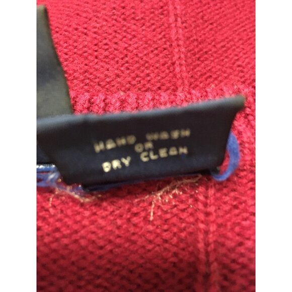 Gant The Rugger Men's Sweater 100% Wool Crew Neck Purple Retail $200 VTG Size L - Picture 9 of 10